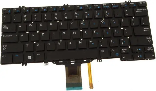 Alt view image 5 of 11 - New Dell OEM Latitude 5289 7280 5280 7380 Laptop Keyboard  Backlight 0NPN8