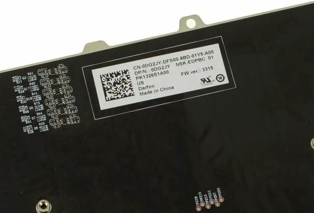 Alt view image 8 of 9 - New OEM Alienware 15 R4 RGB Backlit Laptop Keyboard Assembly RGB DG2JY