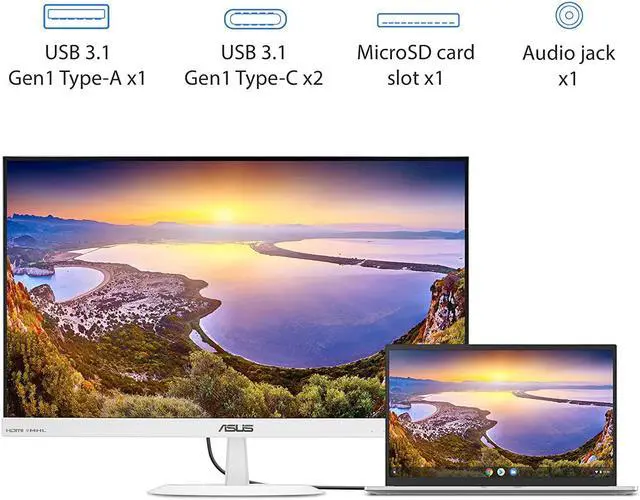 Alt view image 7 of 7 - ASUS Chromebook C425 Clamshell Laptop, 14" FHD 4-Way NanoEdge Touch Screen, Intel Core m3-8100Y Processor, 4GB RAM, 128GB eMMC Storage, Backlit KB, Silver, Chrome OS, C425TA-AS348FT