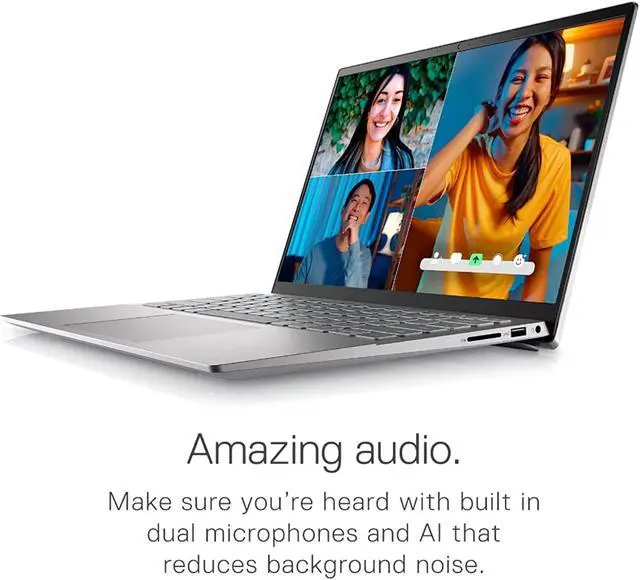 Alt view image 5 of 7 - Dell Inspiron 14 5420 Notebook - 14.0-inch 16:10 2.2K (2240x1400) Non-Touch Display, Intel Core i5-1235U, 8GB DDR4 RAM, 512GB SSD, Intel UHD Graphics, Intel Wi-Fi 6E, Windows 11 Home - Platinum Silver