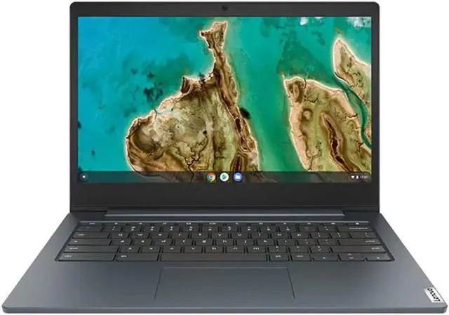 Main image of Lenovo Ideapad 3 Chromebook - 14.0" - Intel Celeron N4020-4GB - 64GB eMMC - Abyss Blue - Chrome OS - 82C1002AUS (Bundle with Headset)
