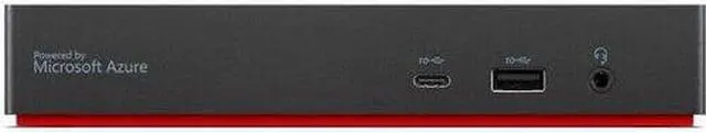 Alt view image 7 of 20 - Lenovo ThinkPad Universal USB-C Smart Dock, Dedicated Graphics