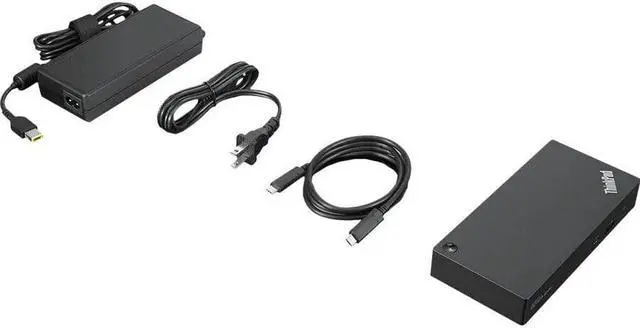 Alt view image 13 of 20 - Lenovo ThinkPad Universal USB-C Smart Dock, Dedicated Graphics