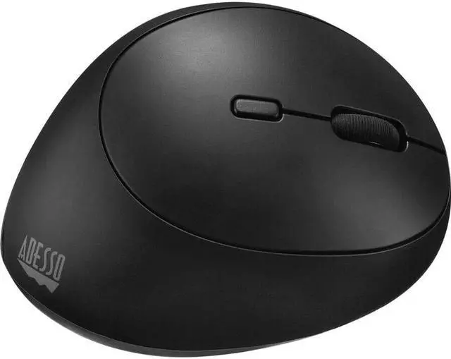 Alt view image 8 of 10 - Adesso IMOUSE V10 30 ft. Wireless Vertical Ergonomic Mouse, Black