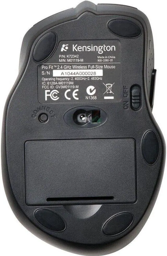 Alt view image 14 of 17 - Kensington Pro Fit Full-Size Wireless Mouse (K72370US)