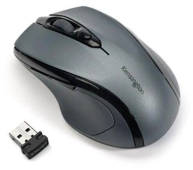Alt view image 7 of 7 - Kensington Pro Fit Mid-Size Wireless Mouse Graphite Gray