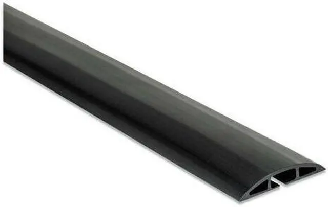 Alt view image 3 of 4 - Innovera IVR39665 Floor Sleeve Cable Management, 2.5" x 0.5" Channel, 72" Long, Black