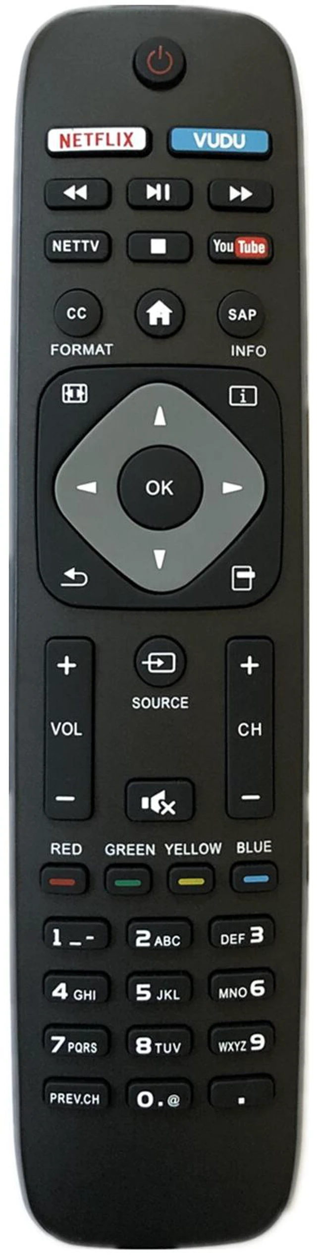 Main image of New USBRMT REPLACEMENT TV Remote 242254901868 Fit For All Philips Smart TV