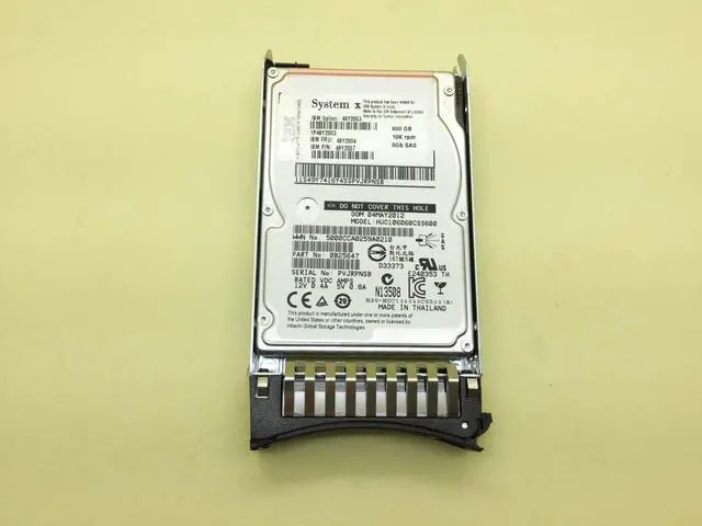 Main image of IBM 49Y2003 49Y2004 600GB 10K 6G SFF SAS HDD Hard Drive 49Y2007