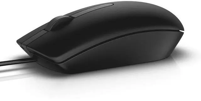 Main image of Dell Ms116 Mouse - Optical - Cable - Black - Usb 2.0 - 1000 Dpi - (ms116bk)
