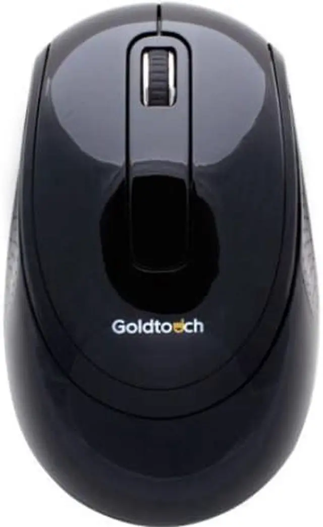 Alt view image 4 of 6 - Goldtouch KOV-GTM-100W Wireless Ambidextrouswrls Mouse Black (kovgtm100w)