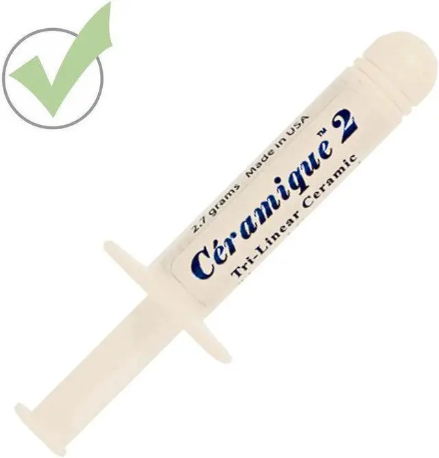 Main image of Arctic Silver Ceramique 2 Tri-Linear Ceramic Thermal Compound 2.7g gram syringe