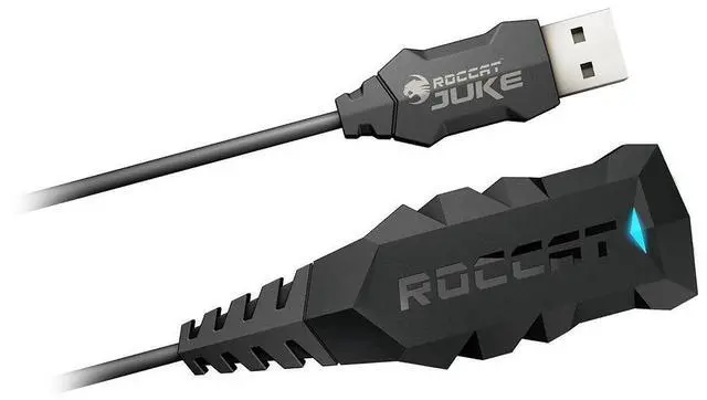Main image of ROCCAT JUKE - Virtual 7.1 Plus USB Stereo Soundcard and Headset Adapter (ROC-...