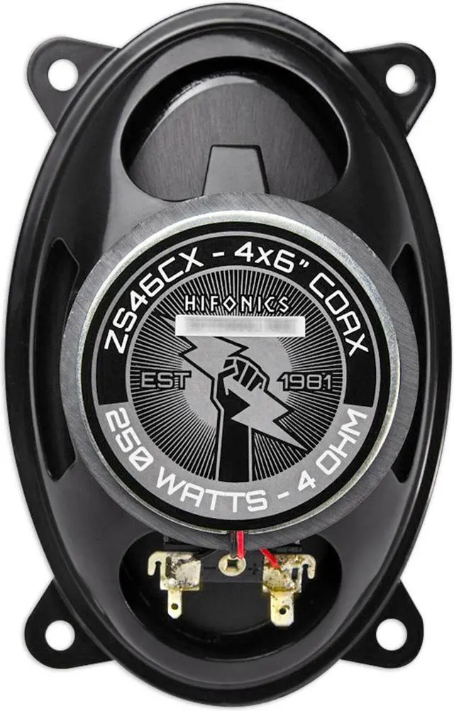 Alt view image 17 of 17 - Hifonics Zeus 4 x 6" Coaxial Speaker?? 250 Watts MAXX