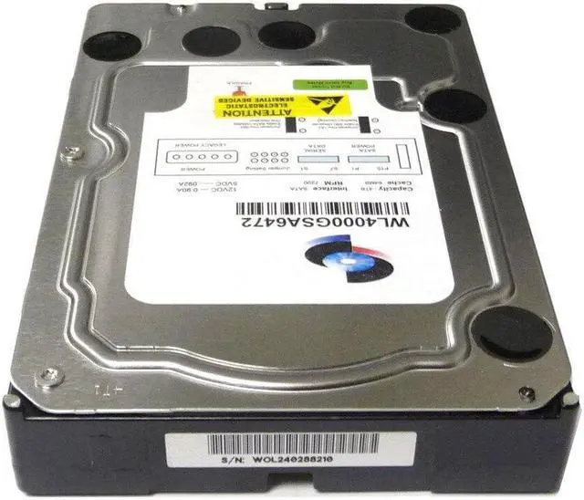 Alt view image 4 of 5 - WL 4TB 64MB Cache 7200RPM SATA 6.0G/bs 3.5" Internal Hard Drive PC, NAS, CCTV