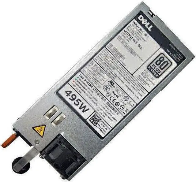 Alt view image 2 of 6 - Dell 495W 80Plus Platinum Power Supply For PowerEdge T320 D495E-S0 N24MJ 3GHW3