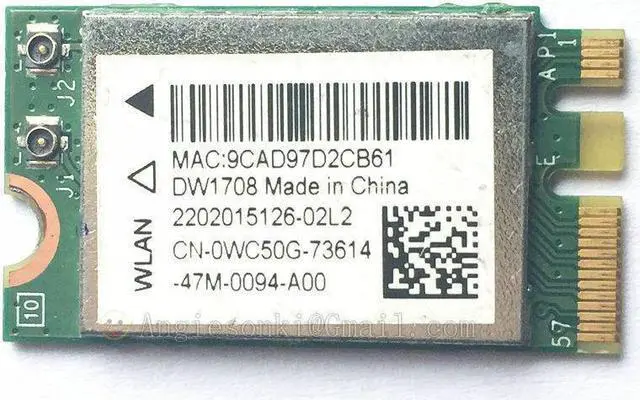 Alt view image 7 of 8 - Dell Inspiron 7347 13.3" Laptop WiFi Wireless Card BCM943142Y WC50G 0WC50G