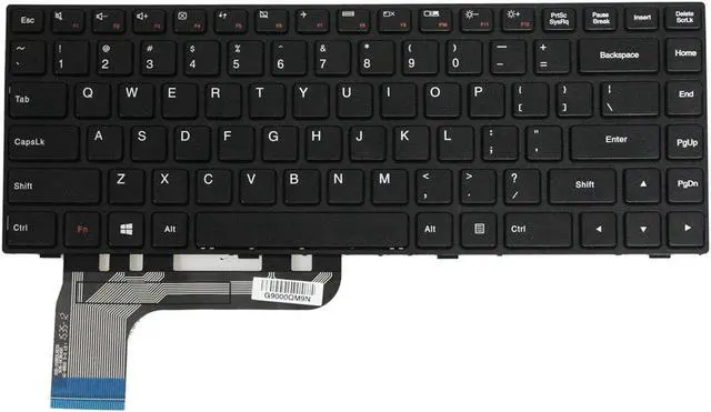 Alt view image 2 of 5 - US Keyboard for LENOVO IDEapad 100 14 100-14IBY Black Frame 9Z.NCMSN.001 Win8
