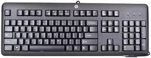 Main image of HP QY776AT#ABA Black USB Wired Standard Keyboard
