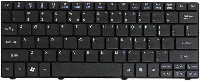 Alt view image 2 of 5 - US Keyboard Replace for Acer Aspire One 721 721H AO721 722 AO722 ZH7 ZA5 ZA3