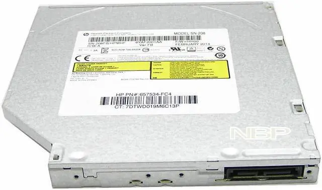 Alt view image 2 of 2 - Genuine HP SATA DL DVD-RW Drive W/OUT BEZEL SN-208 689685-001