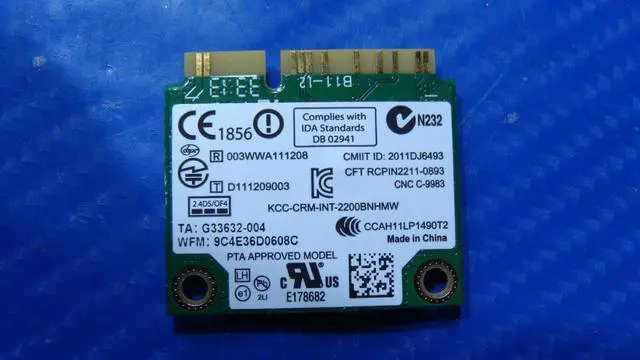 Alt view image 3 of 3 - Lenovo ThinkPad X230 12.5" Genuine Wireless WiFi Card 60Y3295 2200BNHMW 20200048
