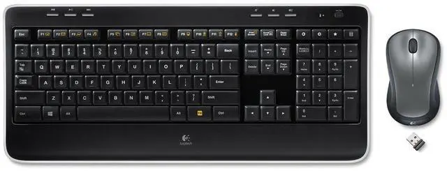 Main image of Logitech MK520 Wireless Desktop Set Keyboard/Mouse USB Black