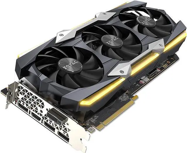 Alt view image 4 of 5 - Zotac GeForce GTX 1080 Ti AMP! Extreme Core ZT-P10810F-10P Video Graphics Card GPU