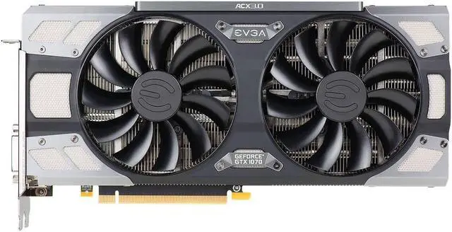 Alt view image 6 of 6 - EVGA GeForce GTX 1070 FTW GAMING ACX 3.0, 08G-P4-6276-KR, 8GB GDDR5, RGB LED, 10CM FAN, 10 Power Phases, Double BIOS, DX