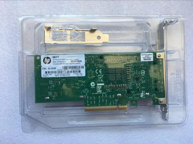 Alt view image 5 of 6 - HPE 716591-B21 Ethernet 10Gb 2-Port 561T Adapter