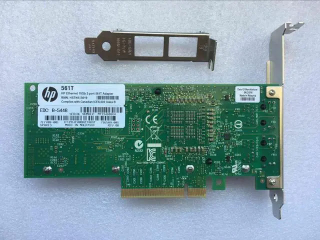 Alt view image 6 of 6 - HPE 716591-B21 Ethernet 10Gb 2-Port 561T Adapter