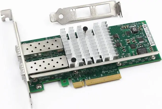 Alt view image 3 of 6 - X520-DA2 Intel 82599ES 10Gb/S PCl-E Dual Port E10G42BTDA Ethernet Server Adapter