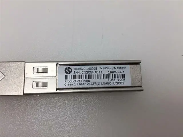 Alt view image 4 of 5 - Genuine Hp 100-Bx-D J9099b Procurve Lc Sfp 100Base-Bx10 Fiber Downstream Oem