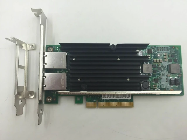 Alt view image 3 of 6 - Intel OEM PCI-Express X540-T2 10G Dual RJ45 Ports Ethernet Network Adapter US