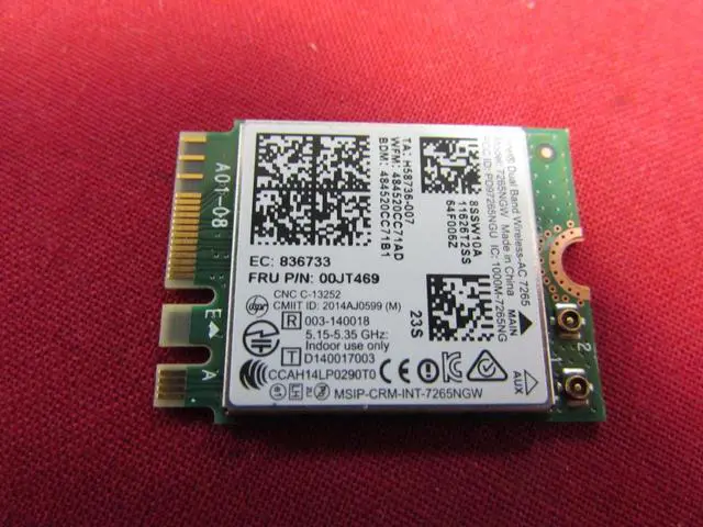 Alt view image 3 of 3 - ORIGINAL LENOVO THINKPAD YOGA 11E 7265NGW INTEL DUAL BAND WIFI CARD 00JT469