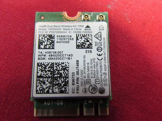 Main image of ORIGINAL LENOVO THINKPAD YOGA 11E 7265NGW INTEL DUAL BAND WIFI CARD 00JT469