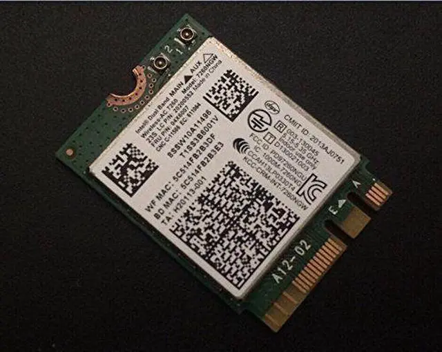 Main image of Intel Wireless-AC 7260 WiFi Bluetooth 4.0 04X6007 20200552 For Lenovo T4 X2 Seri