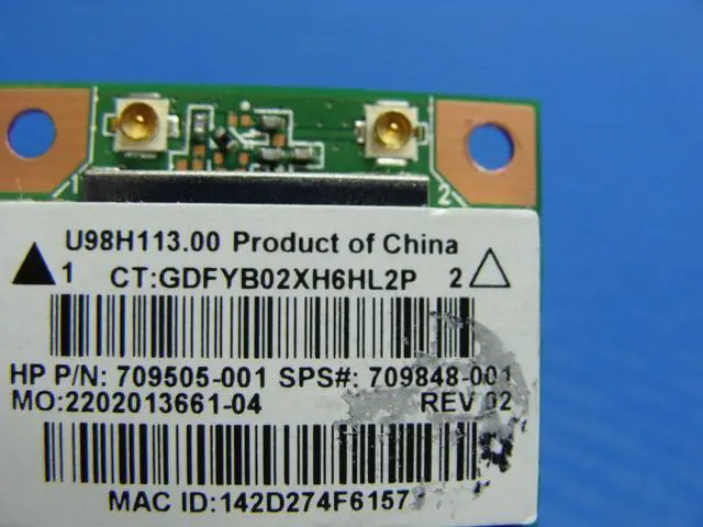Alt view image 3 of 4 - HP 15-d035dx 15.6" Genuine Laptop Wifi Wireless Card 709848-001 709505-001 ER*
