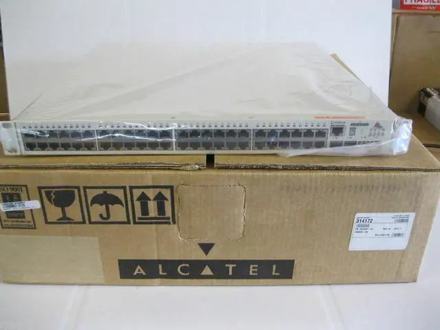 Alt view image 3 of 6 - OS6602-48 Alcatel 48 Port 10/100 Switch 2 ports Gig NOB 902450-10