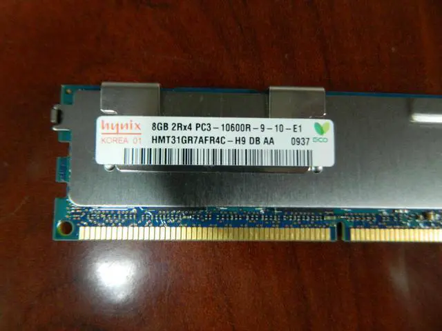 Alt view image 2 of 2 - Hynix HMT31GR7AFR4C-H9 8GB 2Rx4 PC3-10600R Memory