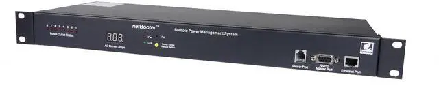 Main image of NP-0801DU Remote Power Switched PDU, TUV Listed, 8 Switchable Outlets. Designed and Supported In USA. Control Via Web, Telnet, RS-232.