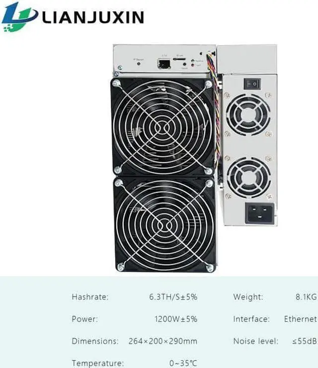 Alt view image 6 of 7 - New Release CK-Lite Miner CKB Miner 6.3TH/s 1200W Nervous Network powerful and quiet