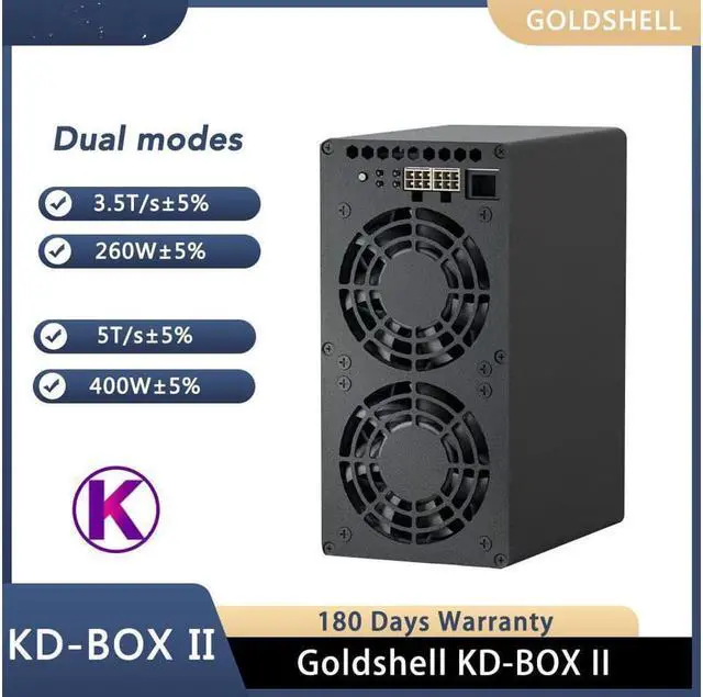 Alt view image 5 of 6 - KD BOX Pro II 5T 400W Hashrate KADENA Miner 3.5T 260W  Without Power Supply Included  WiFi Version