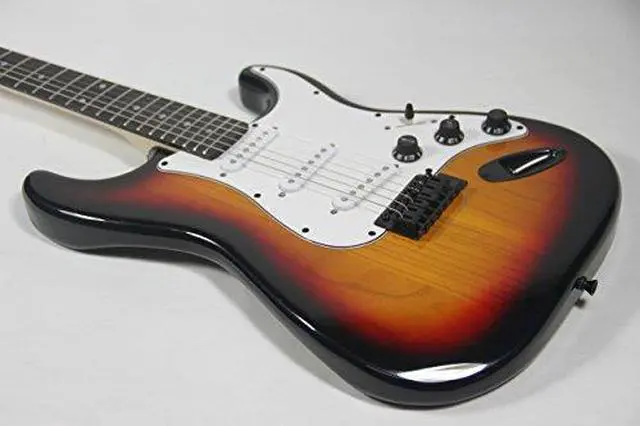 Alt view image 5 of 7 - LyxPro Full Size Electric Guitar with 20w Amp, Package Includes All Accessories, Digital Tuner, Strings, Picks, Tremolo Bar, Shoulder Strap, and Case Bag Complete Beginner Starter kit Pack