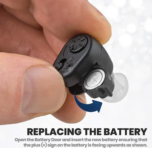 Alt view image 3 of 5 - Digital Hearing Amplifier - In-The-Canal (ITC) Pair of In Ear Sound Amplification Devices, Audiologist and Doctor Designed Personal Sound Amplifier for Adults and Sound Enhancer Set, (Black)