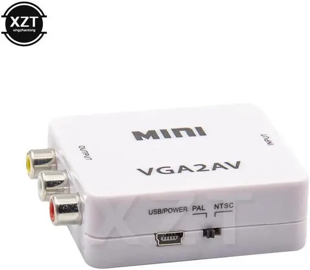 Alt view image 2 of 5 - to AV Mini Converter Scaler Adapter Support 1080P 2AV Converter PC to TV HD Computer to TV Wholesale