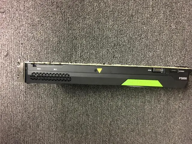 Alt view image 5 of 5 - HP Nvidia Quadro P5000 16GB Graphics Card 913196-002