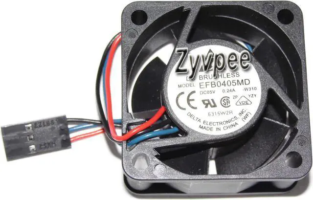 Main image of Delta 4020 4CM EFB0405MD W310 5V 0.24A 3 Wires 3 pins cpu fan,cooling fan