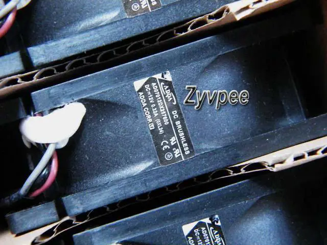 Alt view image 3 of 4 - ADDA 7025 7CM AD07012DX257600 12V 0.32A 3 Wires 3 pins cpu fan,projector cooler