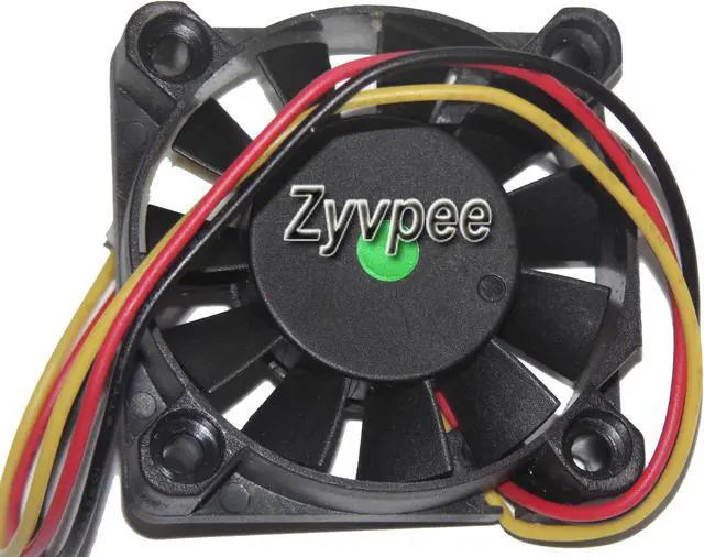 Alt view image 3 of 3 - Young Lin 40*10mm  DFB401012M 12V 0.7W 3 wires 3 Pins Micro Case Fan 4CM switch Hard disk cooler